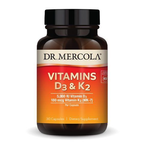 Вітамін D3+K2 / Vitamins D3 & K2 - 30 caps 2023-10-3952 фото