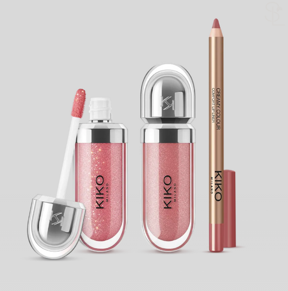 Подарунковий набір для губ Kiko Milano Threads Of Time Gloss It Up Lip Kit 805935 фото