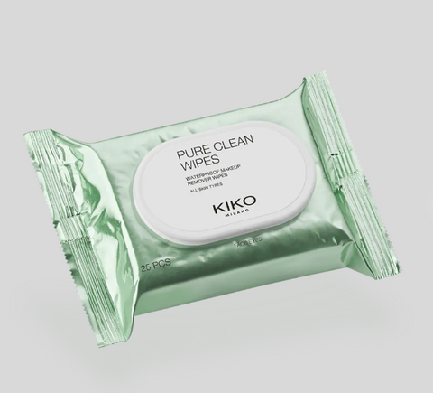 Салфетки для снятия макияжа с лица Kiko Milano Pure Clean Wipes 25 шт 98765 фото