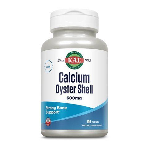 Кальцій / Calcium Oyster Shell 600mg - 100 tabs 2023-10-3160 фото