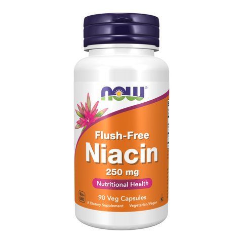 Витамин B3 (Ниацин) / Niacin Flush Free 250mg - 90 vcaps 2022-10-0664 фото