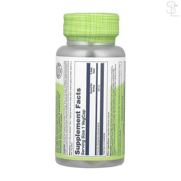 Адаптогены / Schizandra Berry 580mg - 100 vcaps 2023-10-6728 фото