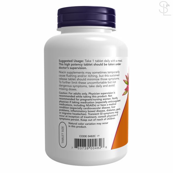 Витамин B3 (Ниацин) / Niacin 500mg - 250 tabs 2022-10-1431 фото