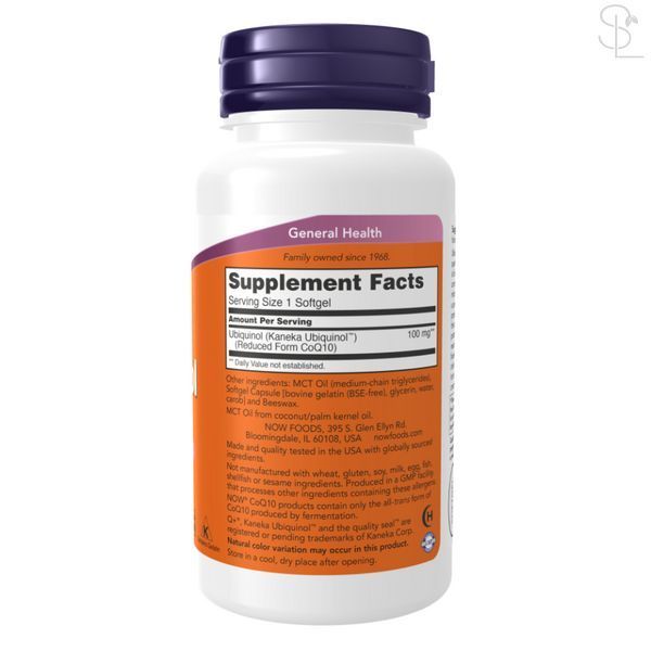 Коэнзим Q-10 / Ubiquinol 100mg - 60 sgels 2022-10-1360 фото