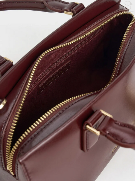 Сумка Charles&Keith Mini Kerry Tote Bag Mulberry Plum 87483353 фото