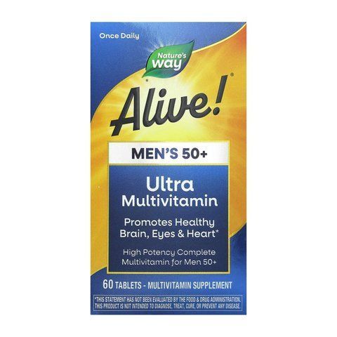 Мультивітаміни для людей 50+ / Once Daily Men's 50+ Ultra Multivitamin - 60 tabs 2022-10-1060 фото