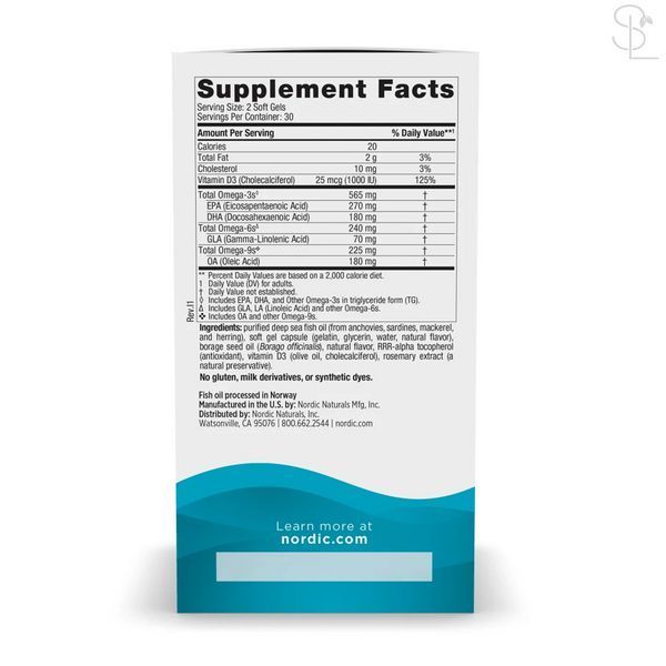 Омега 3 / Complete Omega-D3 - 60 softgels 2023-10-5951 фото