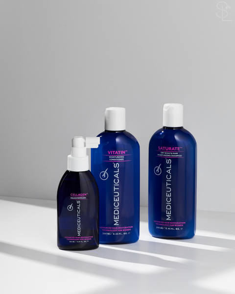 Набір для стимулювання росту волосся для жінок (сухе волосся) Mediceuticals Advanced Hair Restoration Kit 52010 фото