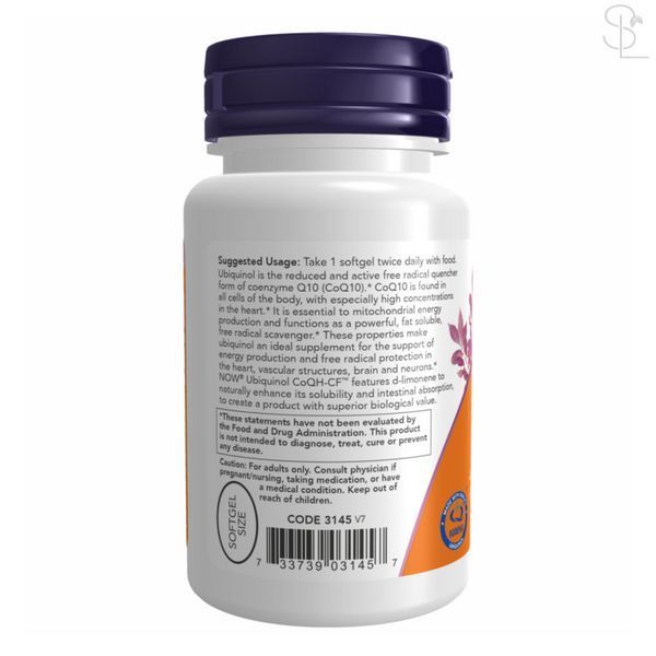 Коэнзим Q-10 / CoQH-CF Ubiquinol - 60 sgels 2022-10-1394 фото
