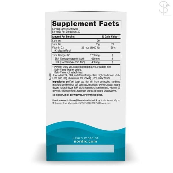 Омега 3 / Ultimate Omega-D3 - 120 softgels 2023-10-5970 фото