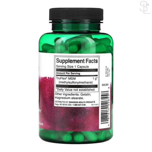 Хондропротекторы / MSM 1000mg - 120 caps 2023-10-4062 фото