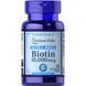 Вітамін B7(Біотин) / Biotin 10000mcg - 100caps 100-50-4681582-20 фото 1