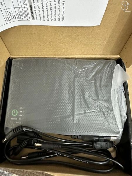 UPS для Роутера DC1018P - 12V/ 9V/ 5V 10400 mAh 18W чорний (ДБЖ для пристроїв постійного струму DC) ДБЖ001 фото
