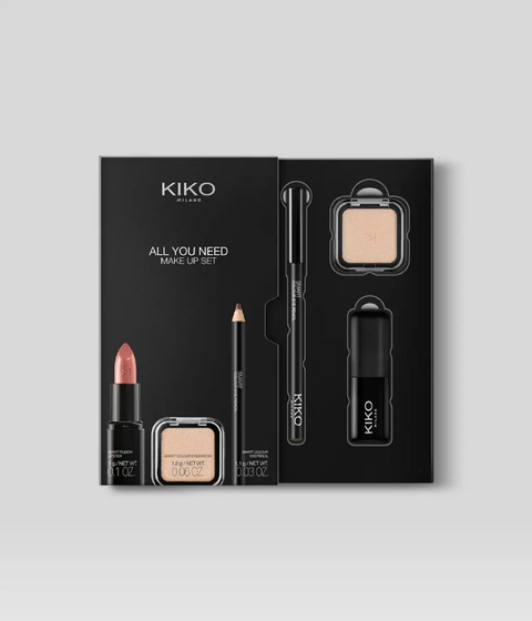 Подарочный набор Kiko Milano All You Need Make Up Set (помада + тени + карандаш для век) 86205453 фото
