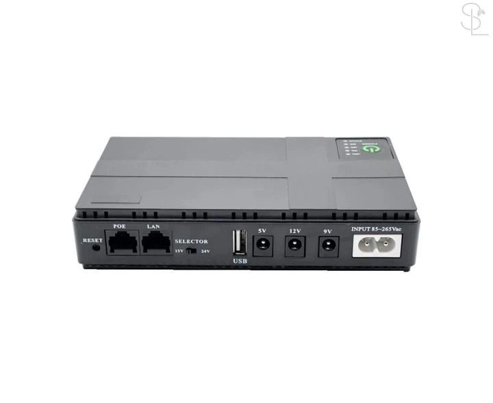 UPS для Роутера DC1018P - 12V/ 9V/ 5V 10400 mAh 18W чорний (ДБЖ для пристроїв постійного струму DC) ДБЖ001 фото