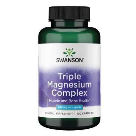 Магній / Triple Magnesium Complex 400mg - 120 caps 100-64-0992292-20 фото
