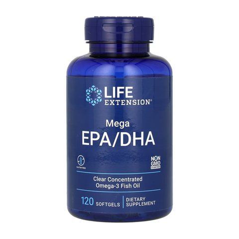 Омега 3 / Mega EPA/DHA Omega-3 Fish Oil - 120 softgels 2022-10-1929 фото
