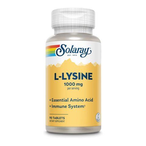 Аминокислотa / L-Lysine Free Form 1000mg - 90 tabs 2023-10-3006 фото