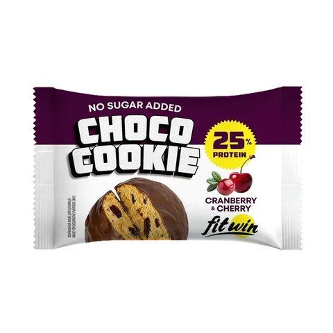 Дієтичне харчування / Choco Cookie 25% - 10x40g Cranberry Cherry 2024-11-0039 фото
