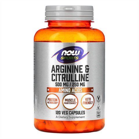 Амінокислотa / Arginine 500mg Citruline 250mg - 120 vcaps 2022-10-0648 фото