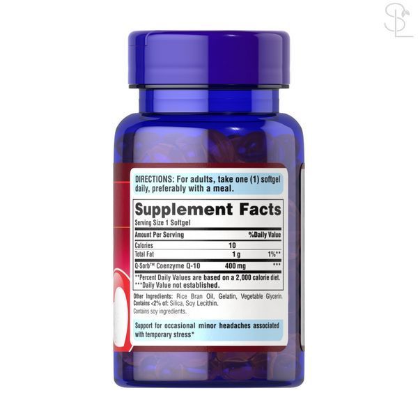 Коензим Q-10 / Q-SORB&trade; Co Q-10 400mg - 30 softgels 2023-10-4581 фото