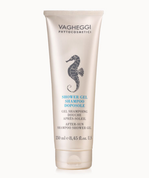 Шампунь гель для душу після засмаги VAGHEGGI After Sun Shampoo Shower Gel 30ml 440112 фото