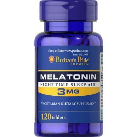 Мелатонін / Melatonin 3mg - 120 tab 100-90-1512755-20 фото