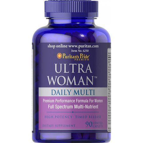 Мультивітаміни для жінок / Ultra Woman&trade; Max Daily Multi Multivitamin - 90 caps 100-69-4940187-20 фото