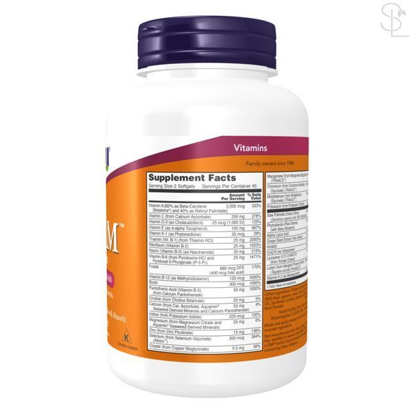 Мультивітаміни для чоловіків / Adam - 90 softgels 2022-10-0111 фото