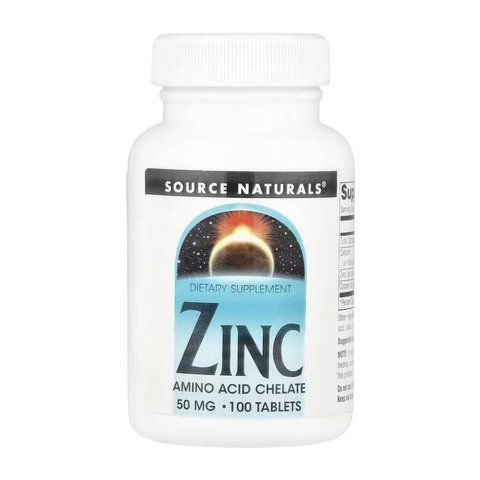 Цинк / Zinc 50 mg - 100 tabs 2023-10-5115 фото