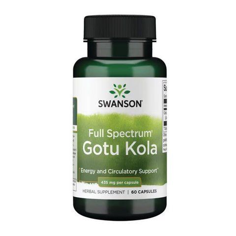 Адаптогены / Full Spectrum Gotu Kola 435mg - 60 caps 100-33-0175568-20 фото