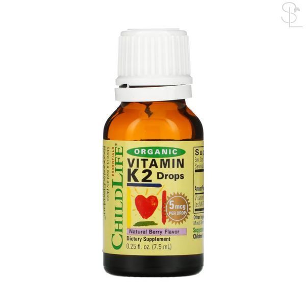 Витамин K / Organic Vitamin K2 Liquid - 7.5ml Natural Berry 2023-10-3717 фото