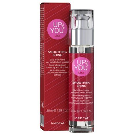 Капли-блеск для разглаживания вьющихся волос Inebrya Up To You Smoothing Shine 50ml &nbsp;1026522 фото