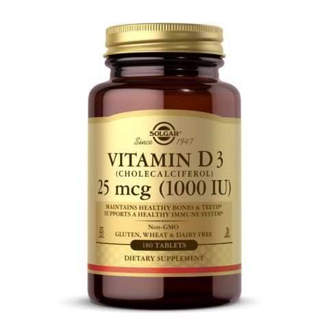 Вітамін D / Vitamin D3 (Cholecalciferol) 55 mcg (2200 IU) - 50 vcaps 2023-10-4140 фото