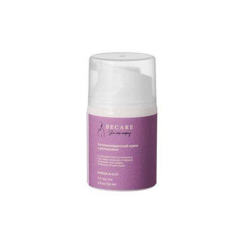 Антиоксидантний крем з ретинолом BECARE 30ml BECARE К13 фото