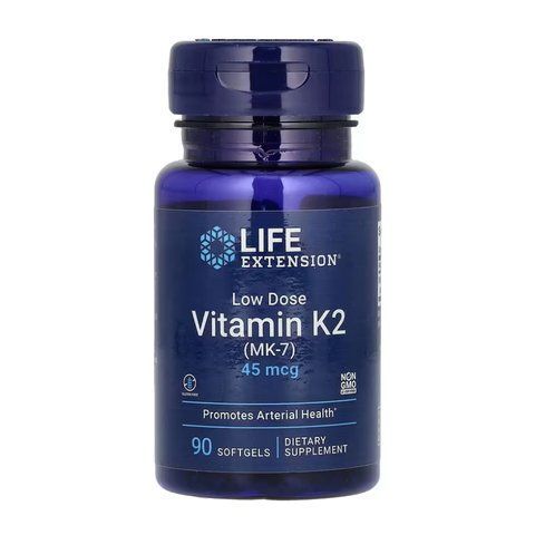 Витамин K / Low Dose Vitamin K2 45 mcg - 90 softgels 2023-10-5209 фото