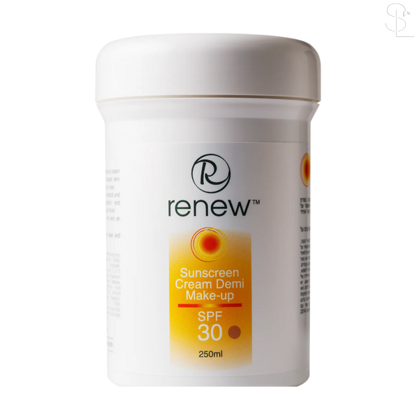 Сонцезахисний тональний крем-антиоксидант для обличчя SPF-30 Renew Sunscreen Cream SPF-30 Demi Make-Up 10ml (на розпив) 90070801 фото