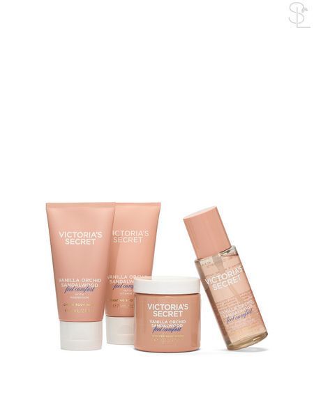 Подарунковий набір Victoria's Secret Vanilla Orchid Sandalwood Body Care Gift Set ft. Reusable Travel Bag 35166 фото