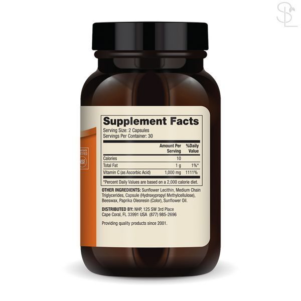 Вітамін С / Liposomal Vitamin C - 60 caps 2023-10-3944 фото