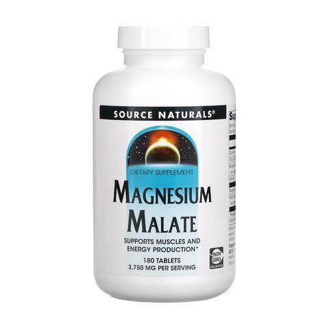Магний / Magnesium Malate 3750 mg - 90 tabs 2023-10-2678 фото
