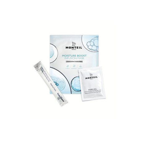 Monteil Hydrate & Boost: 3х этапный экспресс-уход для очищения и свежести кожи, 2 г х 20 мл х 3 мл M-Box04 фото