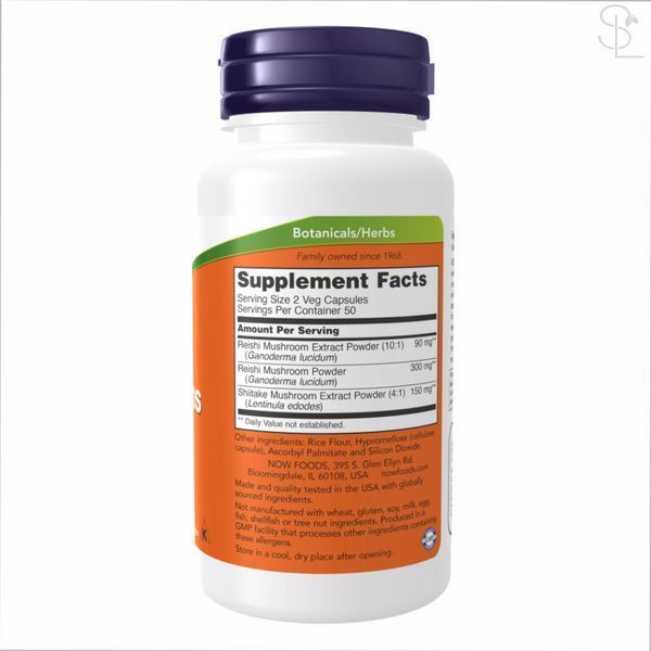 Адаптогены / Rei-Shi Mushrooms 270 mg - 100 vcaps 2022-10-2319 фото