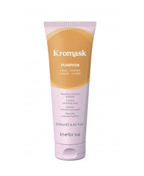 New Тонировочная маска для волос интенсивная медь Inebrya Kromask Intense Copper - Rame Intenso 250ml 1026452 фото