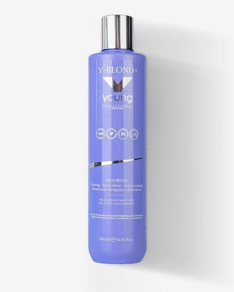 Шампунь проти жовтизни та для надання холодного відтінку Young Y-BLOND+ SHAMPOO 300 мл 0825 фото
