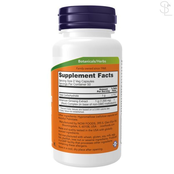 Адаптогены / American Ginseng 500mg - 100 vcaps 2022-10-2631 фото