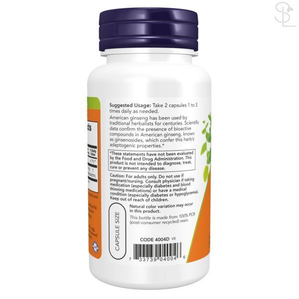Адаптогены / American Ginseng 500mg - 100 vcaps 2022-10-2631 фото