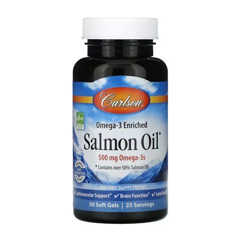 Омега 3 / Salmon Oil - 50 softgels 2023-10-4559 фото