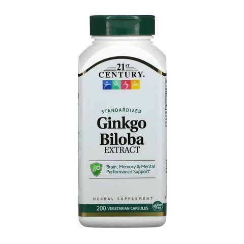 Адаптогены / Ginkgo Biloba Extract - 200 caps 2023-10-7095 фото