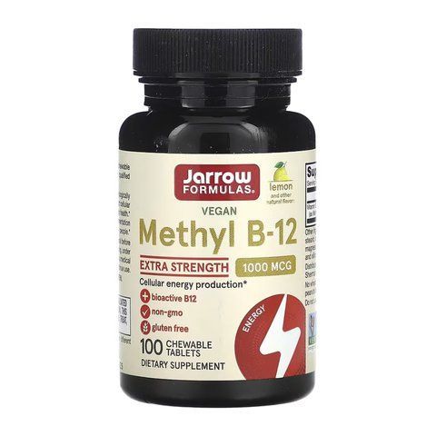 Вітамін B12(Кобаламін) / Methyl B12 Methylcobalamin 1000 mcg - 100 tabs 2023-10-6199 фото