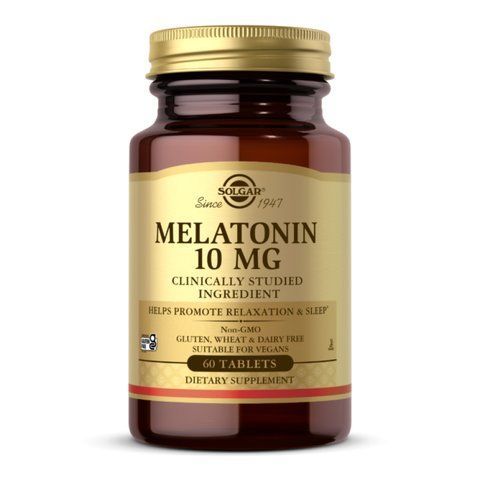 Мелатонін / Melatonin 10mg - 60 tabs 2022-10-1536 фото